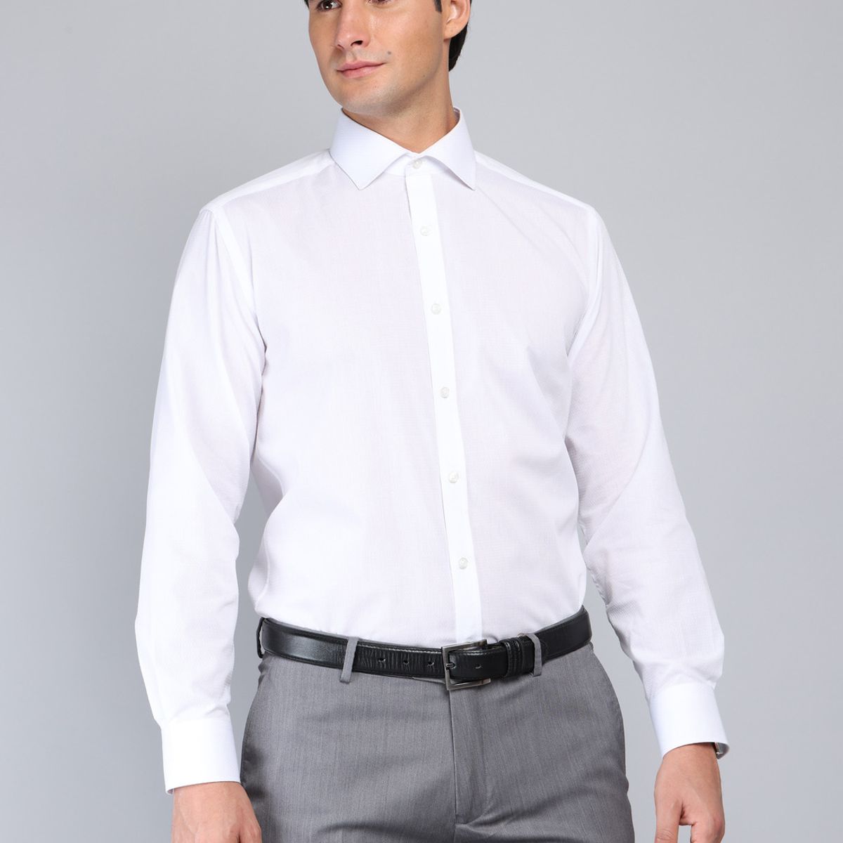 VAN HEUSEN - Camisa Formal Texturada Slim Fit Blanco Van Heusen VAN HEUSEN