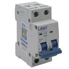 LEXO - Interruptor Automático Bipolar 2p 25a 2x25a 6ka Curva C -
