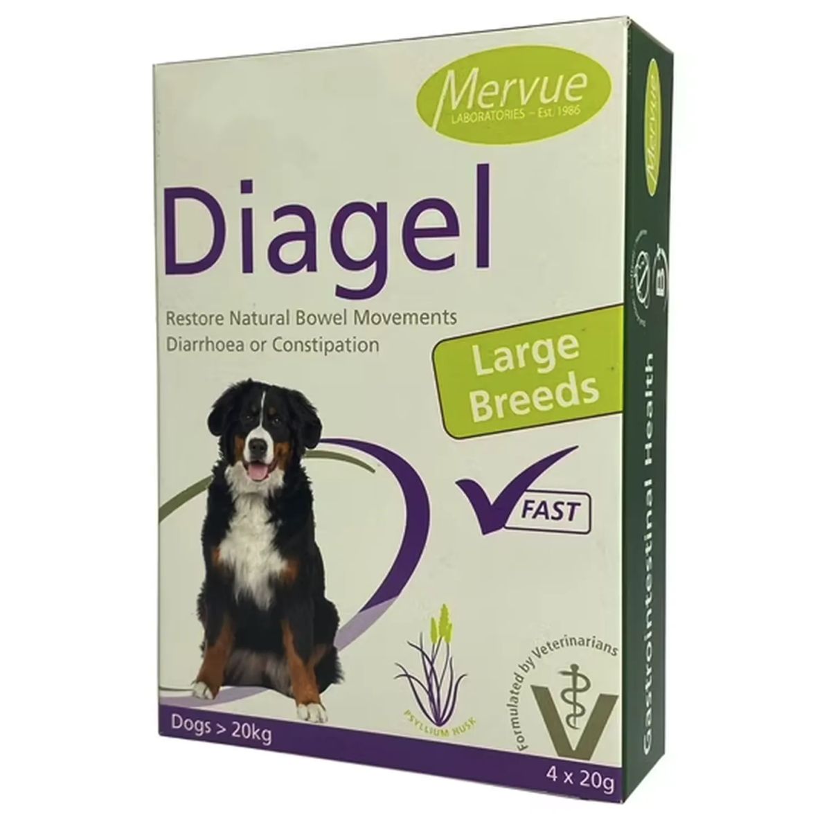 GENERICO - Diagel 20g x4 Sachets Suplemento Perros Diarrea y Estreñimiento