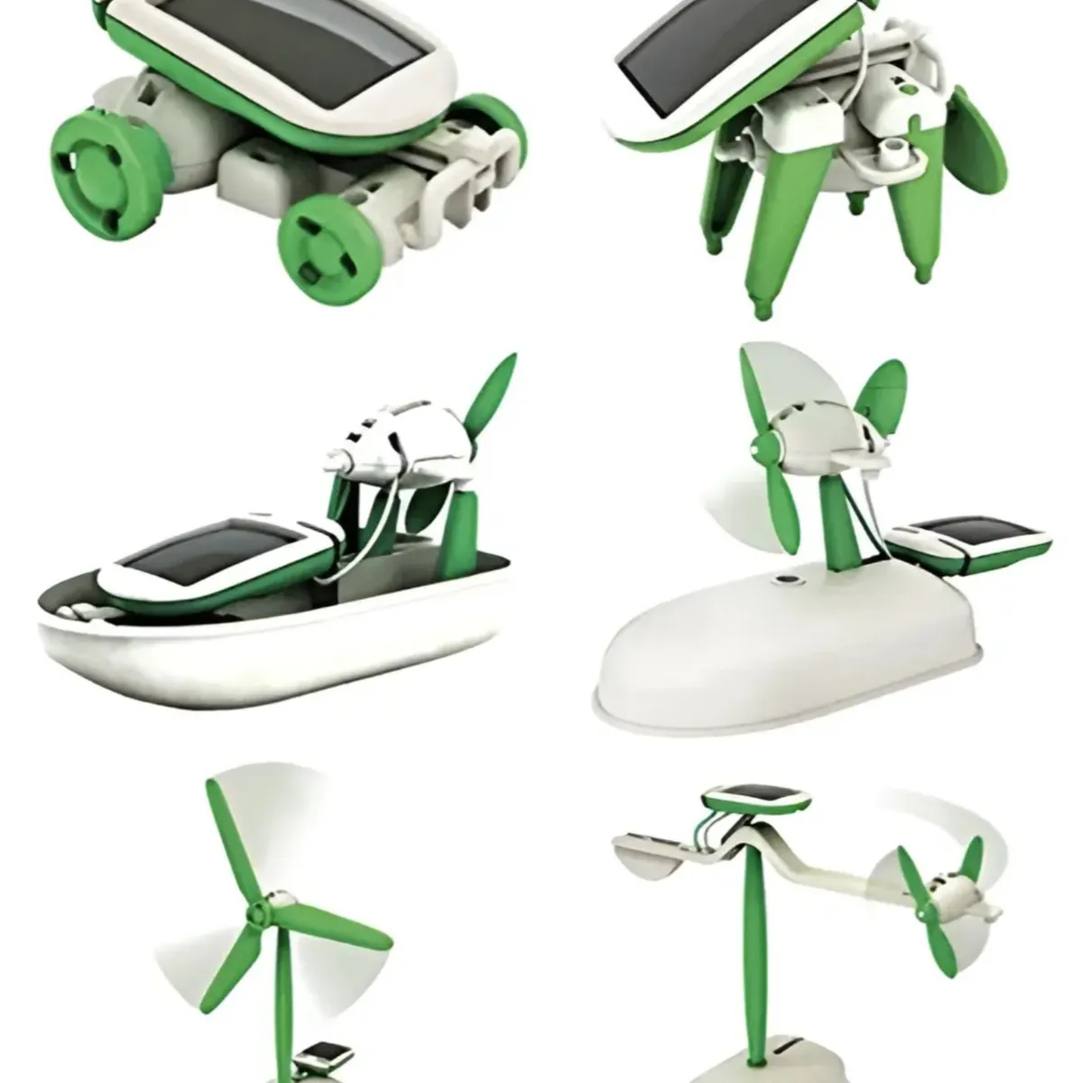 GENERICO - Kit Robot Solar Educativo Robotica 6 En 1