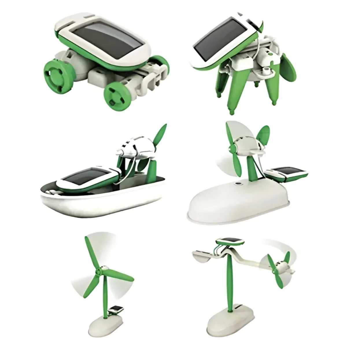 GENERICO - Kit Robot Solar Educativo Robotica 6 En 1