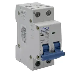 LEXO - Interruptor Automático Bipolar 2p 32a 2x32a 6ka Curva C -
