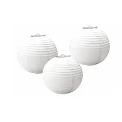 GENERICO - Lampara de papel blanca 20cm