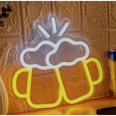 GENERICO - Letrero Led Neon Cerveza Bar Luminoso