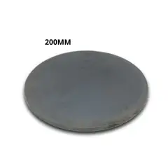 GENERICO - PLACA METALICA CIRCULAR LISO 20X6MM CALIDAD ASTM A-36