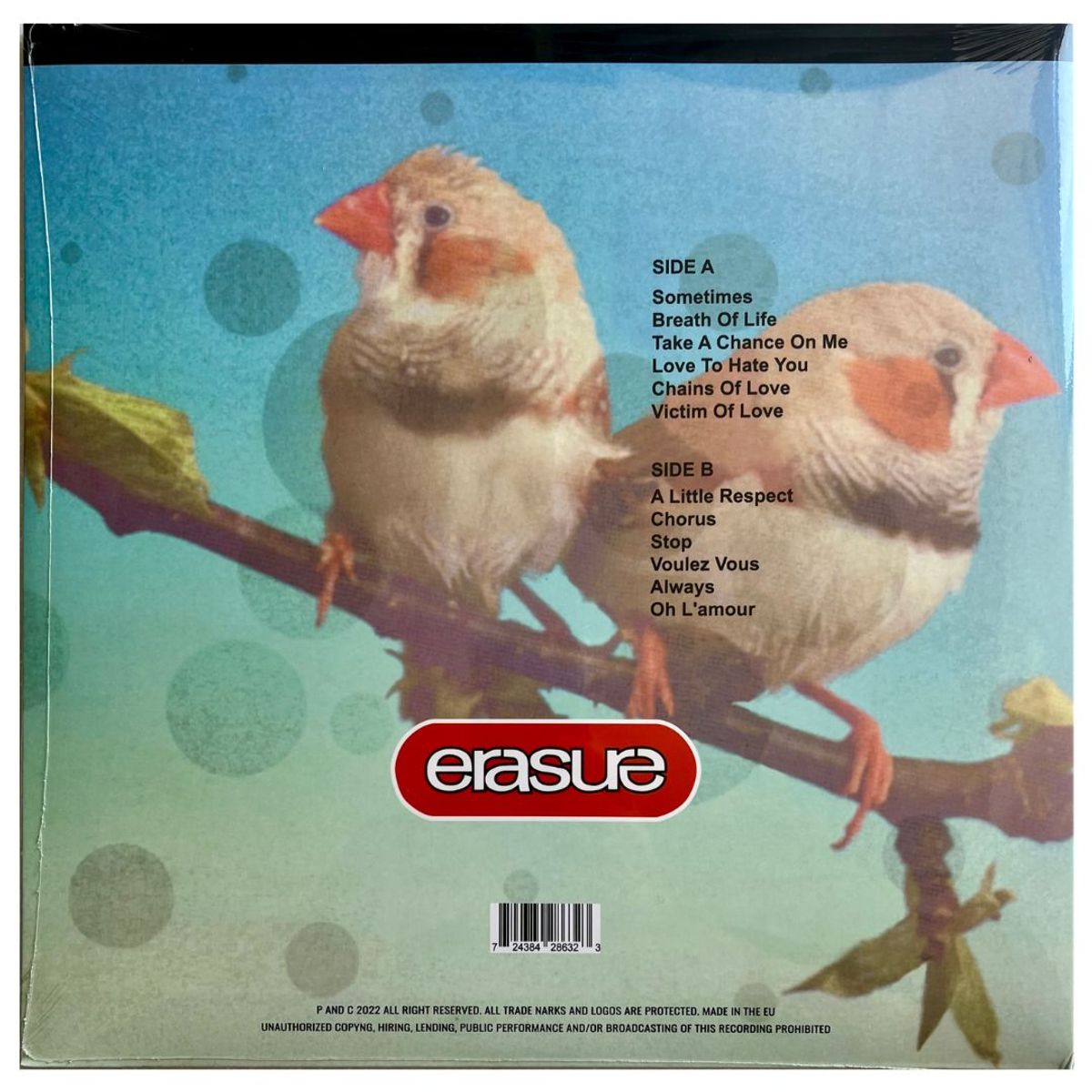 GENERICO - ERASURE - POP 12 HITS / VINILO