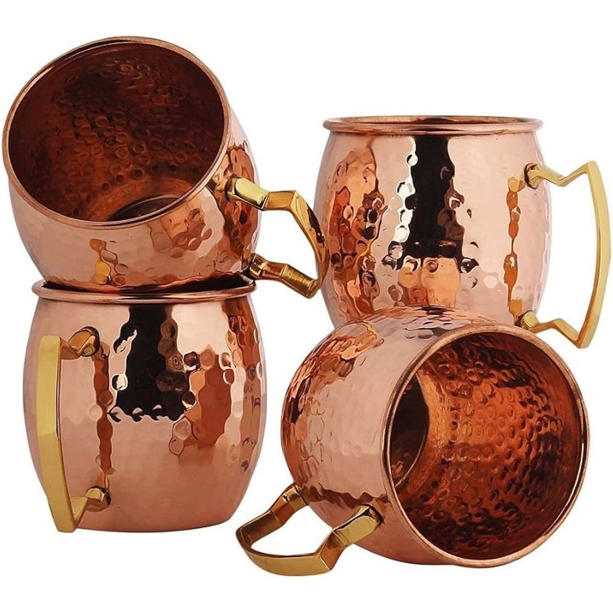 GENERICO - Taza Moscow Mule Vaso Cobre Marttillado Coctel Mug