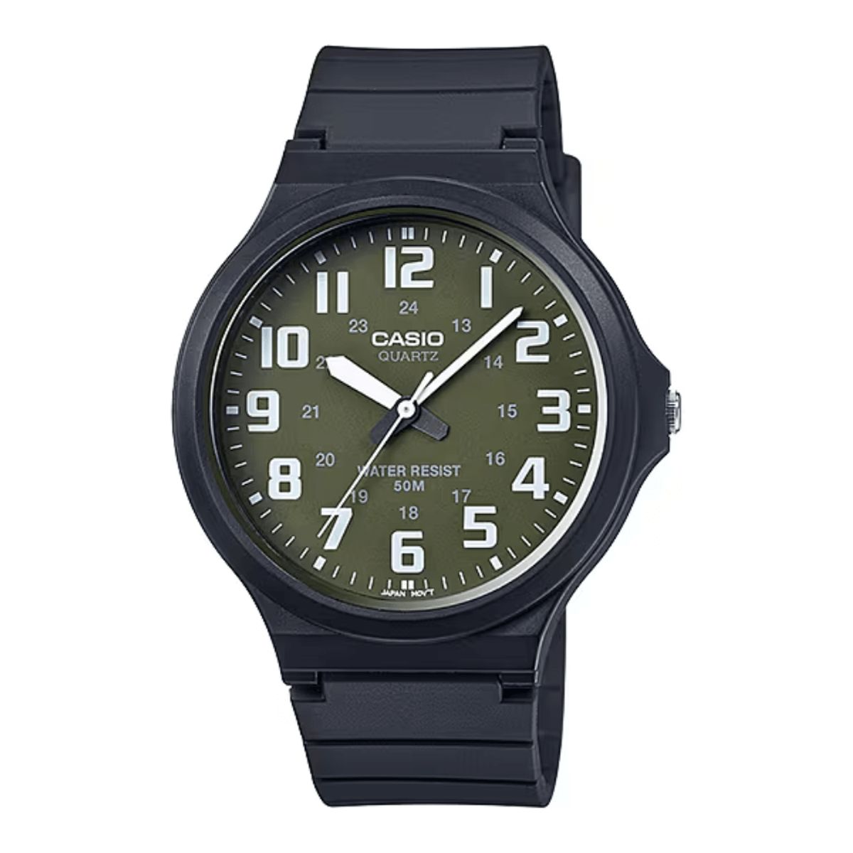 CASIO - RELOJ CASIO MW-240-3BVDF NEGRO VERDE HOMBRE