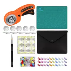 GENERICO - Kit Cortador De Tela Circular Para Ropa Herramienta Costura BELUG