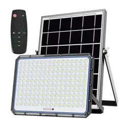 BAZUCA - Foco Reflector Solar LED 5000W Exterior + Panel Solar + Control Remoto IP67