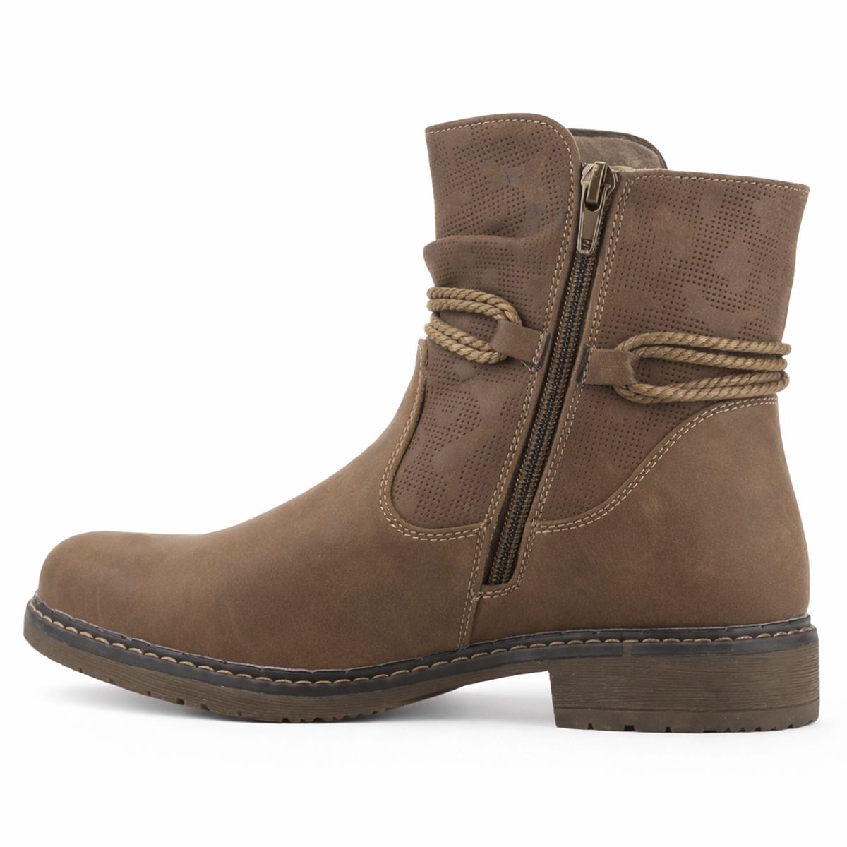 CHALADA - Botin Mujer Taupe Casual Chalada Torke