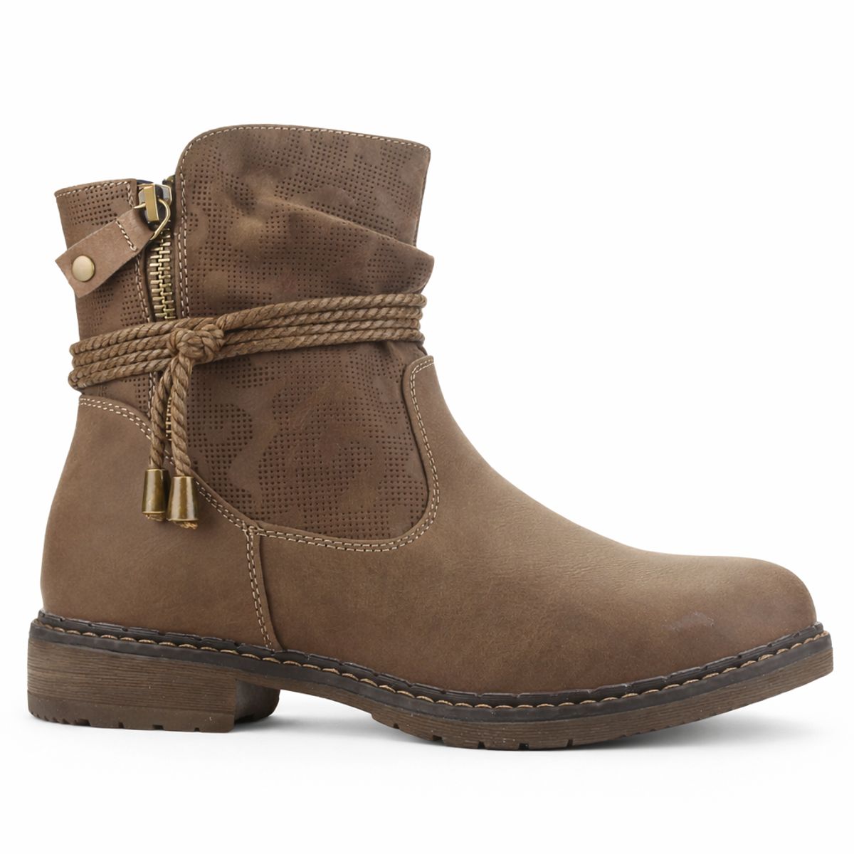 CHALADA - Botin Mujer Taupe Casual Chalada Torke