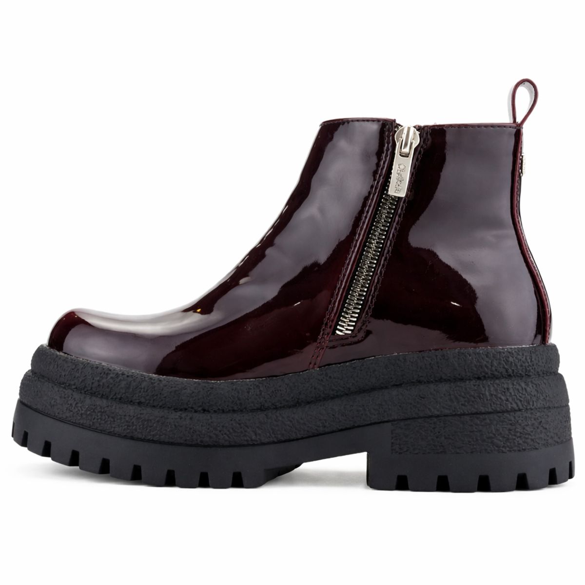 CHALADA - Botin Mujer Burdeo Casual Chalada Krepin