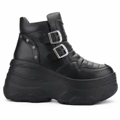 CHALADA - Botin Mujer Negro Casual Nake