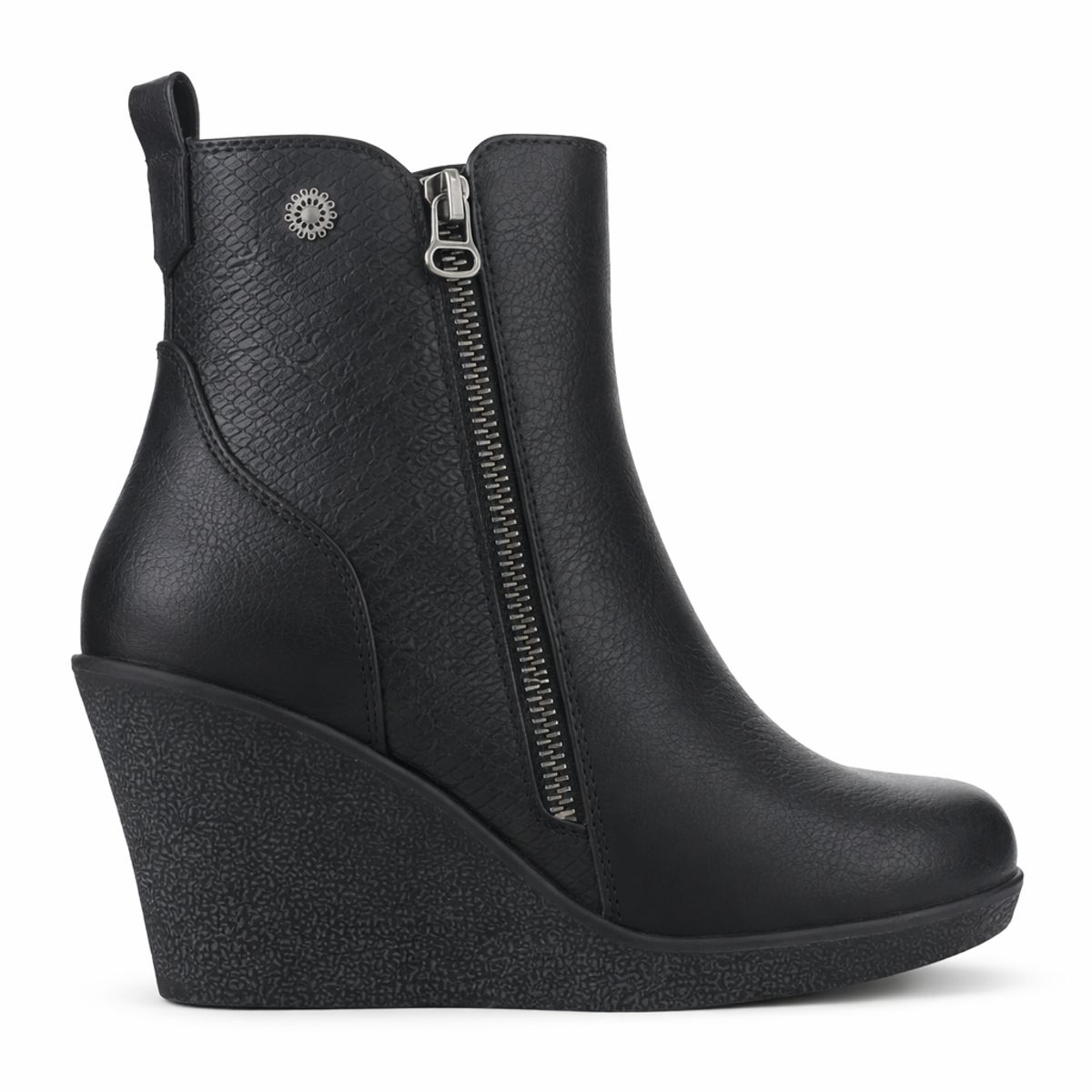 CHALADA - Botin Mujer Negro Casual Chalada Wedge