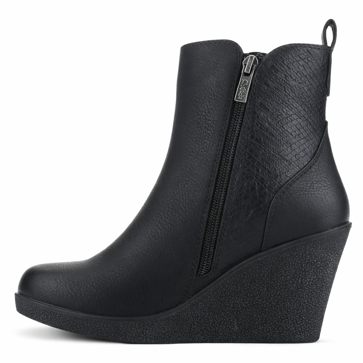 CHALADA - Botin Mujer Negro Casual Chalada Wedge