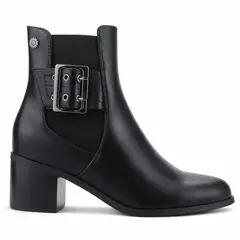 CHALADA - Botin Mujer Negro Casual Diva