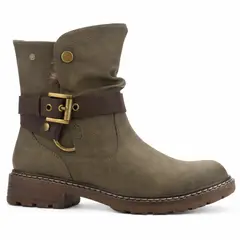 CHALADA - Botin Mujer Oliva Casual Torke