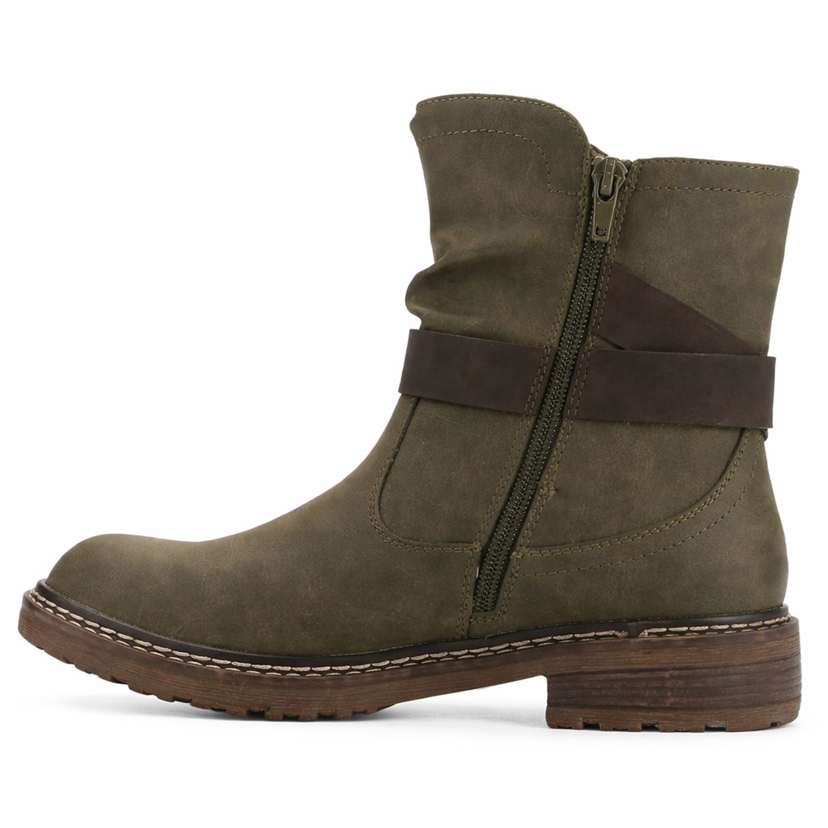 CHALADA - Botin Mujer Oliva Casual Chalada Torke