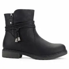 CHALADA - Botin Mujer Negro Casual Torke