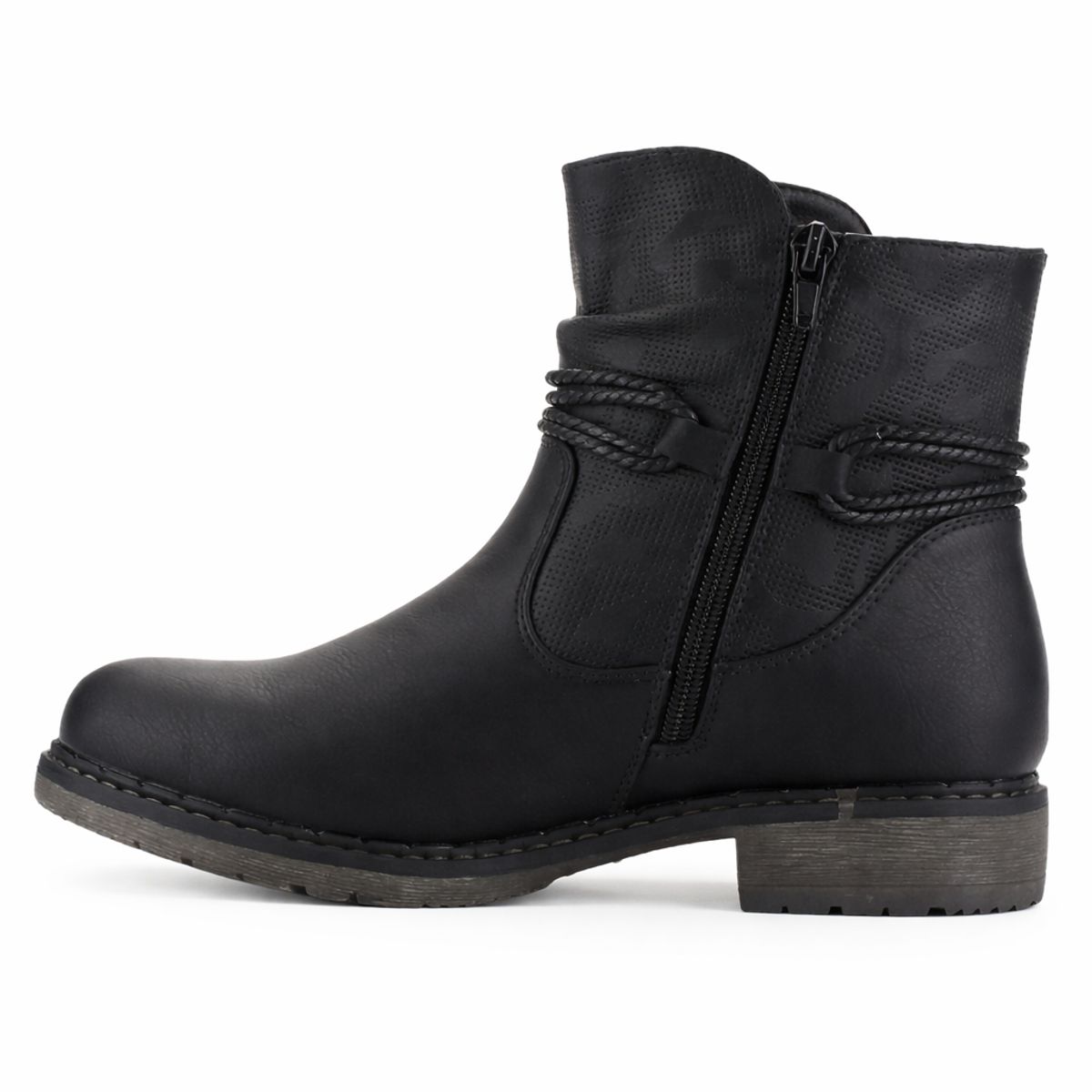CHALADA - Botin Mujer Negro Casual Chalada Torke