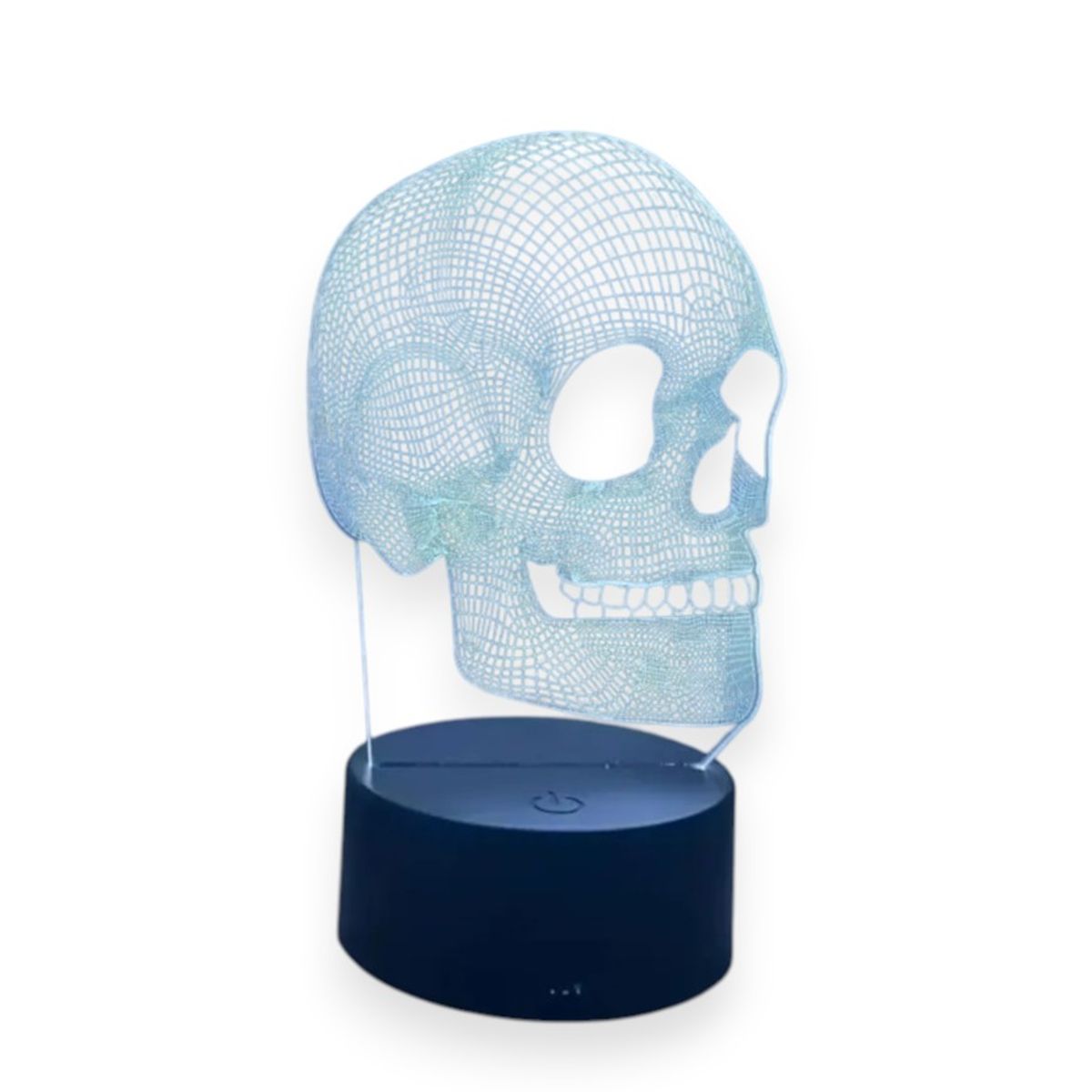 GENERICO - Lámpara De Mesa 3d Calavera 19cm