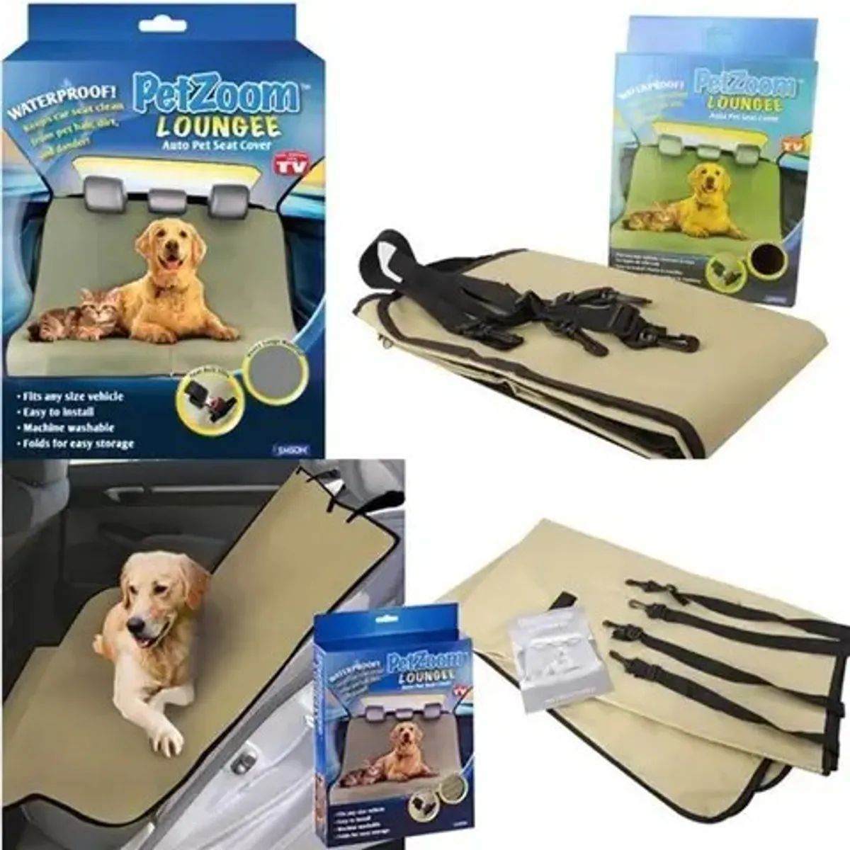 MOVI - Funda Protectora de asiento de auto para mascotas antifluidos