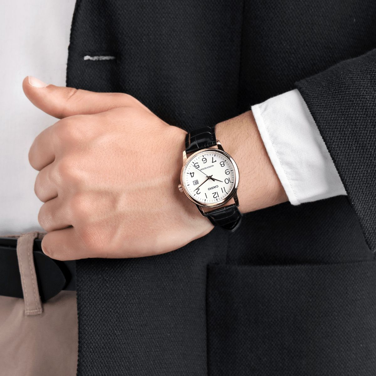 CASIO - RELOJ CASIO MTP-V002GL-7B2UDF CLASICO DORADO