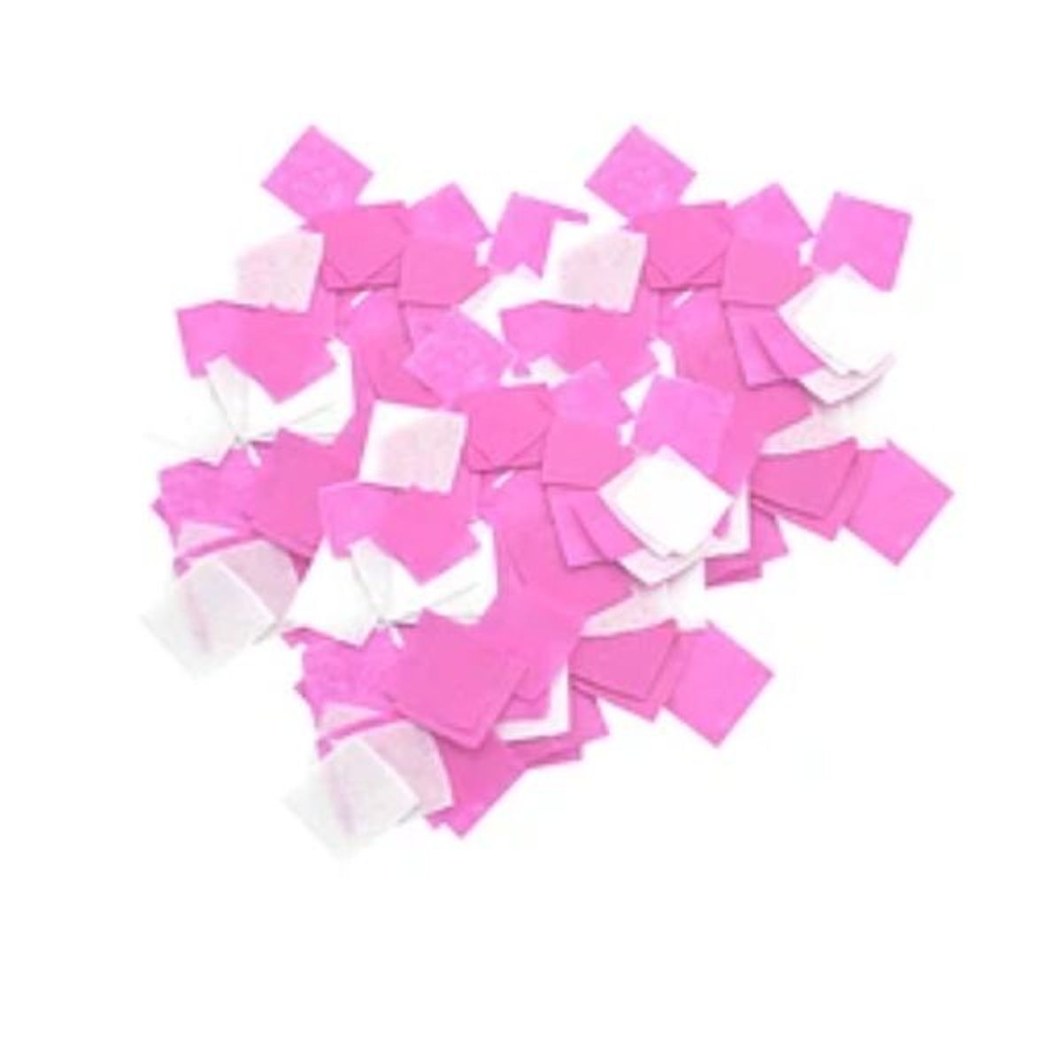 GENERICO - Papel picado cuadro blancorosa 15mm 40g