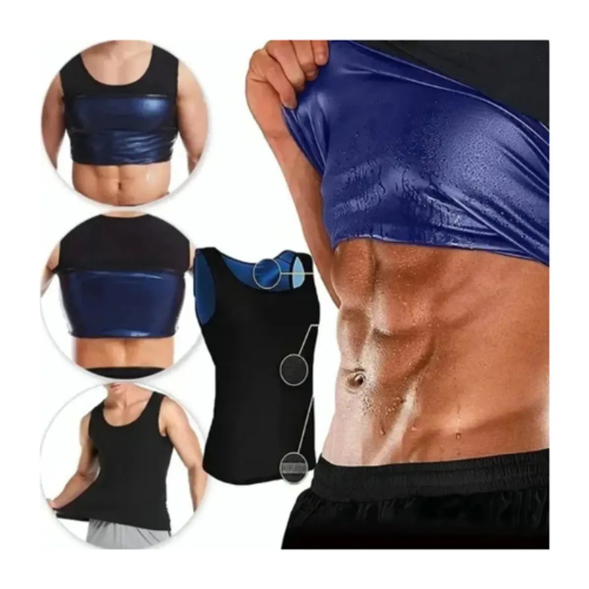 MOVI - Faja Reductora Térmica Para Hombre - Reduce, Tonifica, Moldea