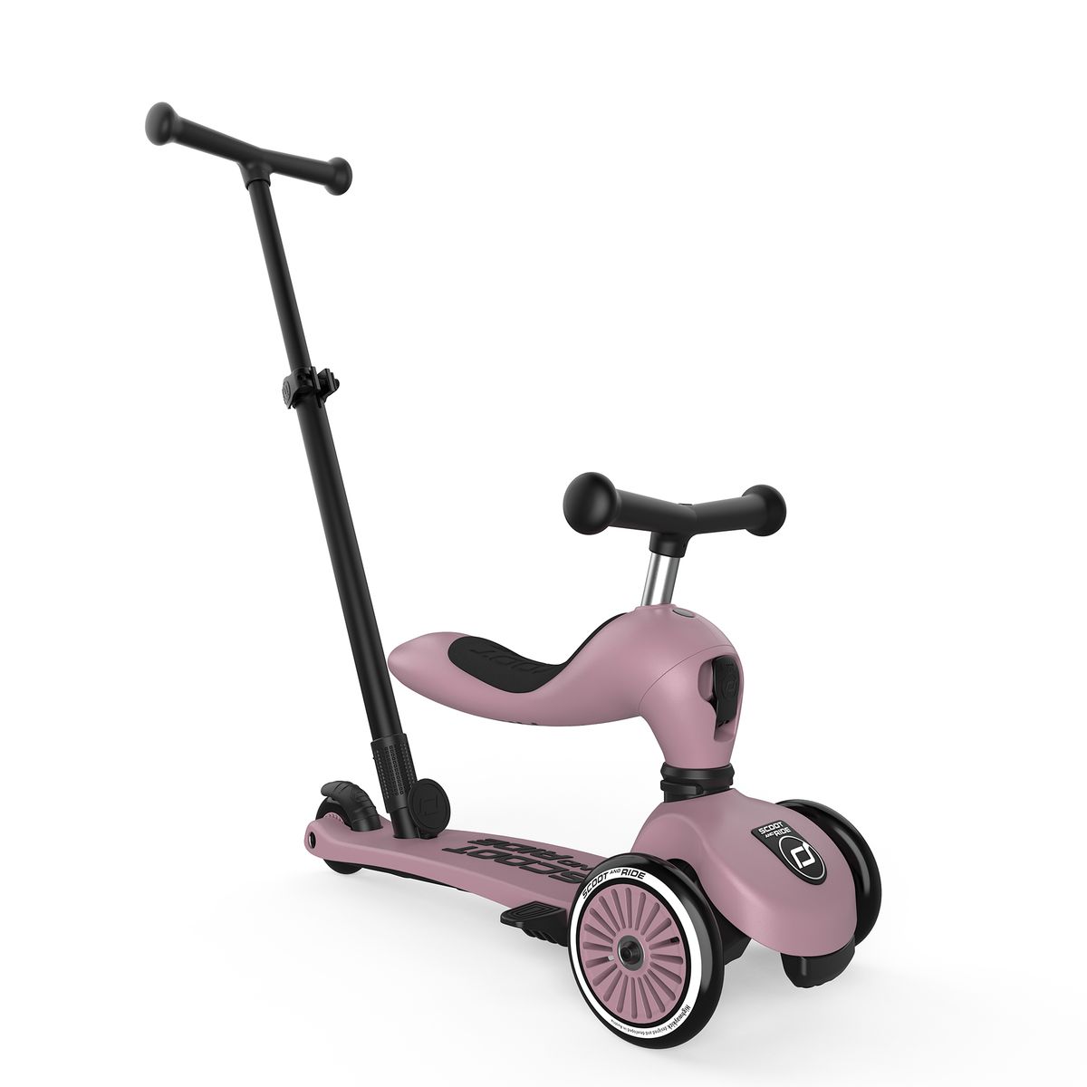 SCOOT AND RIDE - Scooter Highwaykick 1 Push and Go Wildberry
