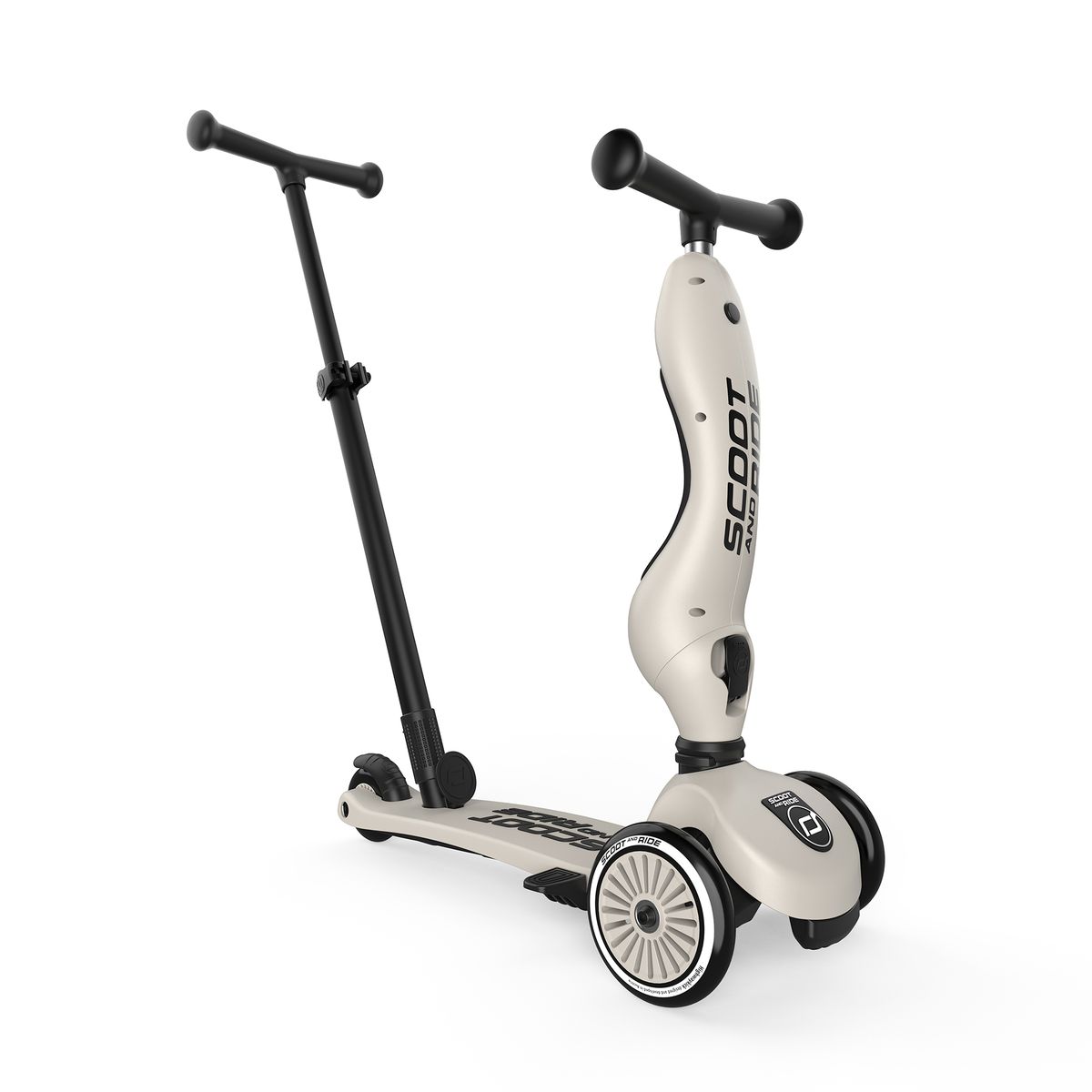 SCOOT AND RIDE - Scooter Highwaykick 1 Push and Go Ash