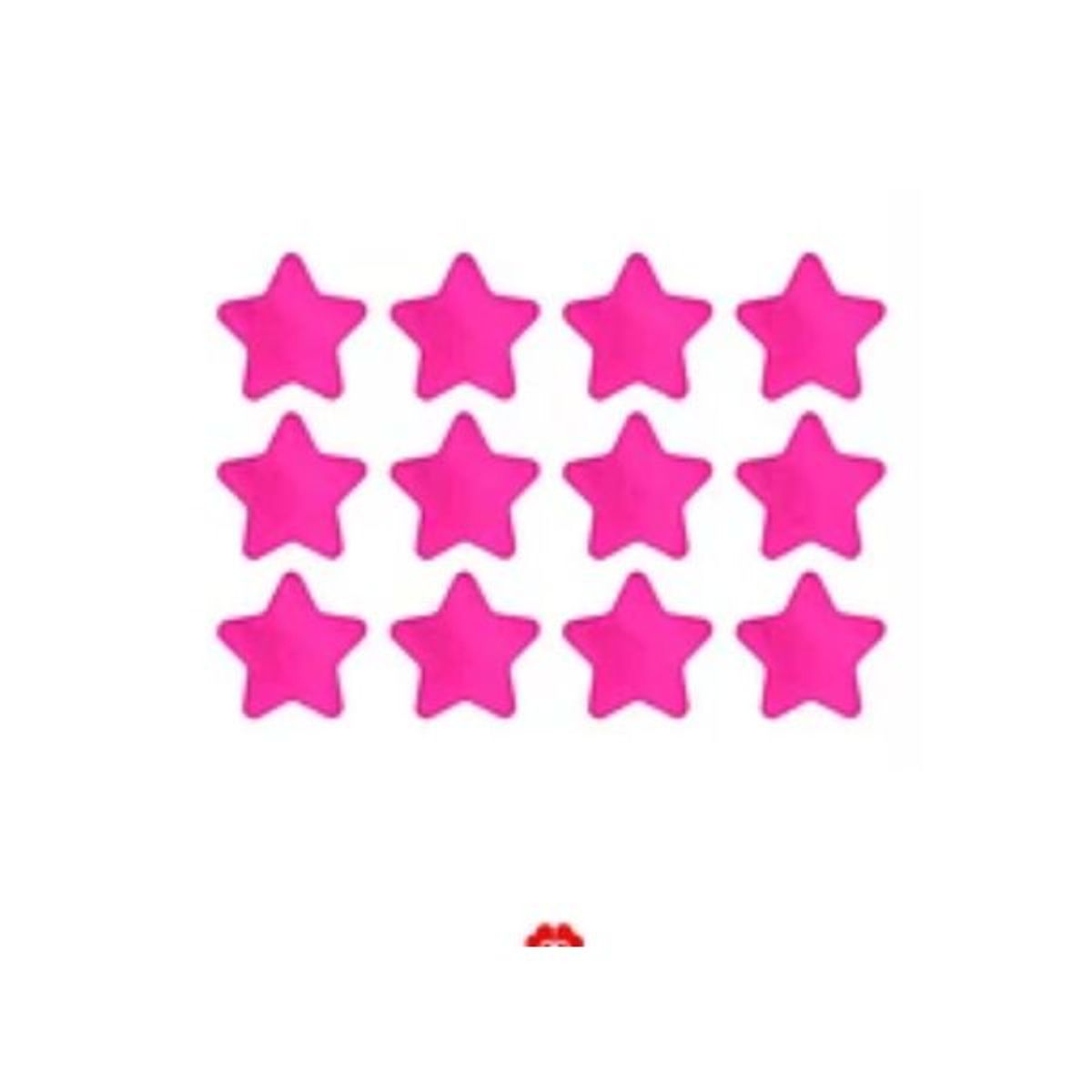 GENERICO - Challa metalica estrella fucsia 30g