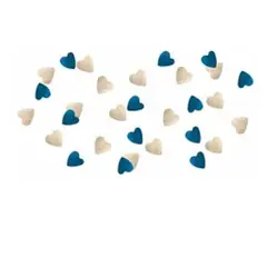 GENERICO - Papel anti fuego corazón blancoceleste