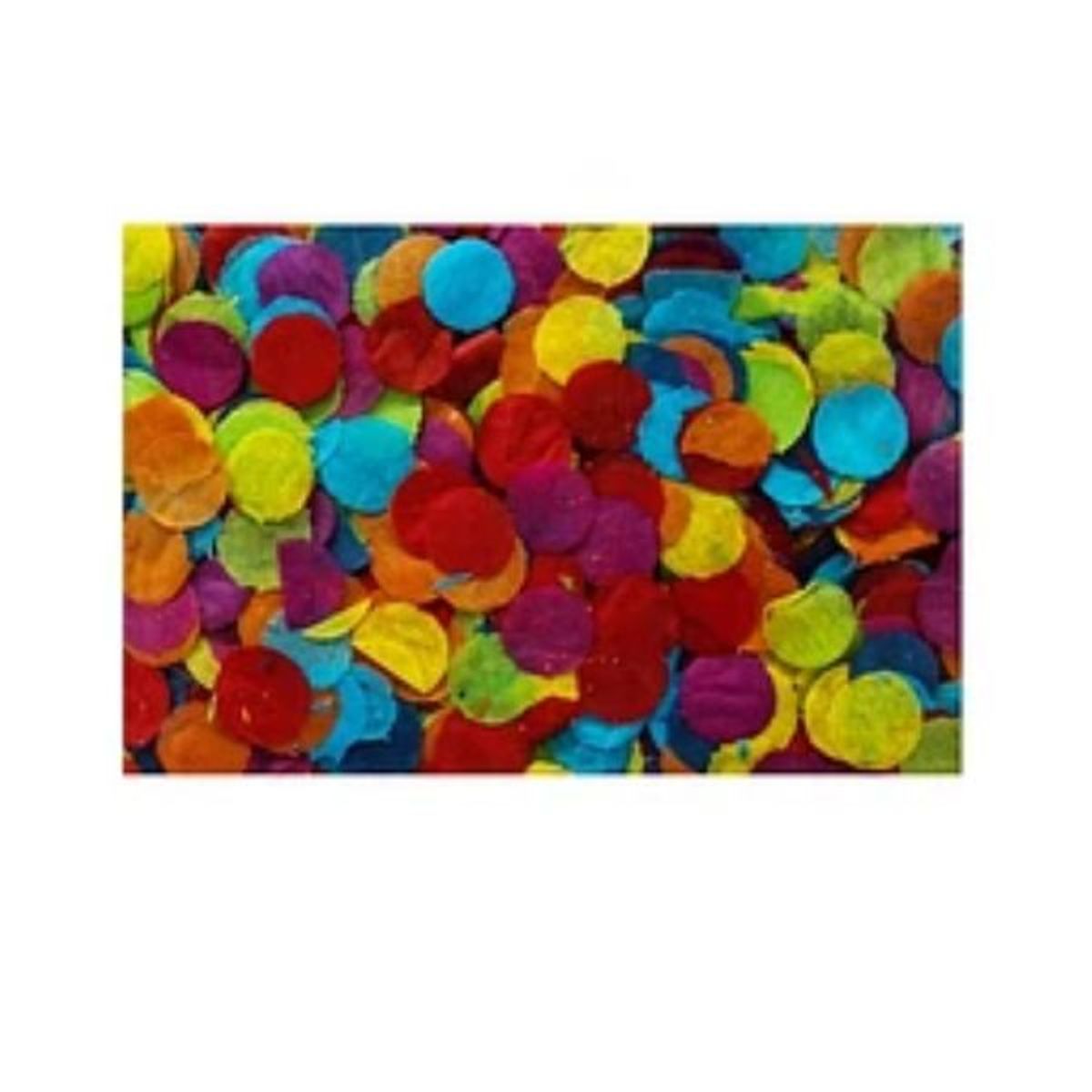 GENERICO - Papel picado circulo colores 10mm 40g