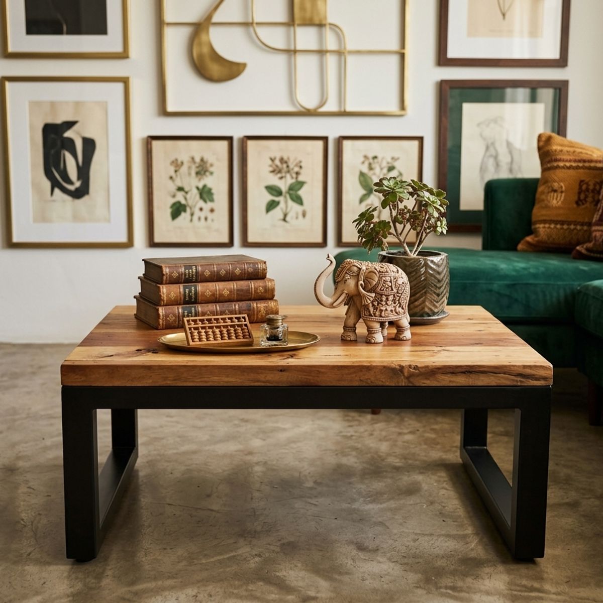 NSCOMPANY - Mesa De Centro De Roble Oasis - 100 X 60