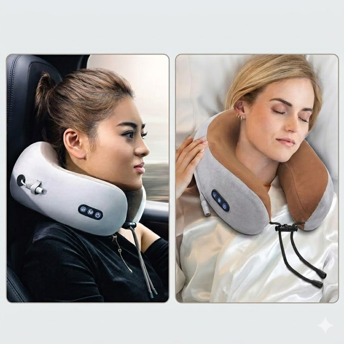 GENERICO - Almohada masaje cervical eléctrica en forma de U