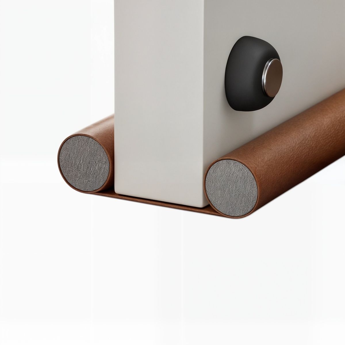 GENERICO - Aislante puerta protector frio aislante puerta insectos Flex Marron
