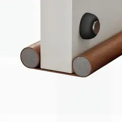 GENERICO - Aislante puerta protector frio aislante puerta insectos Flex Marron