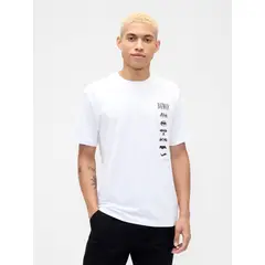 GAP - Polera Hombre Manga Corta Beige