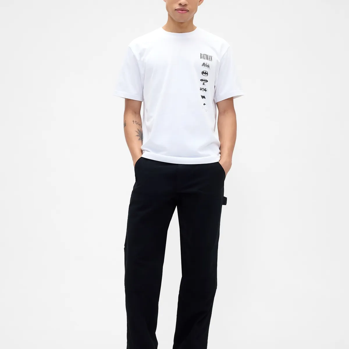 GAP - Polera Hombre Manga Corta Beige Gap
