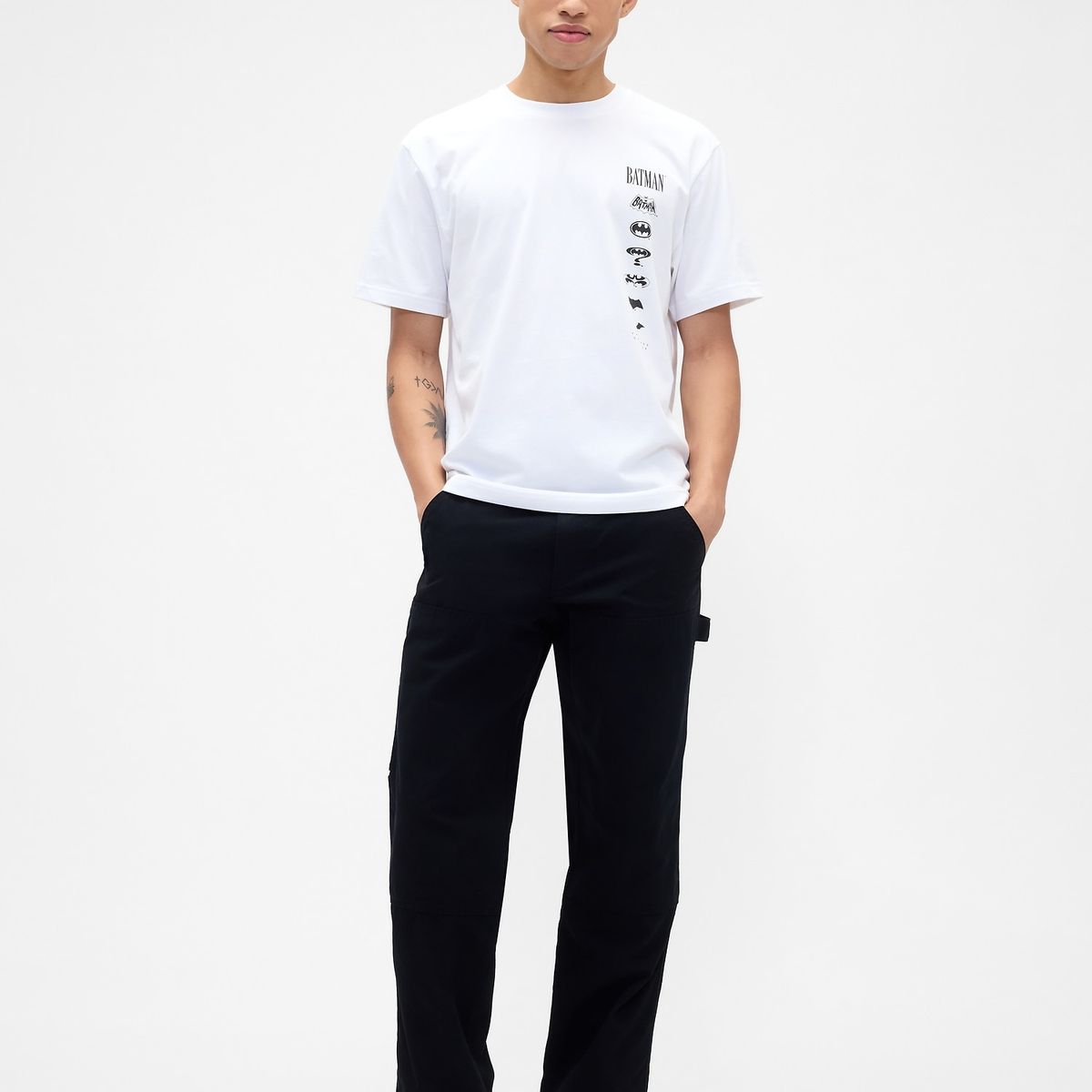 GAP - Polera Hombre Manga Corta Beige Gap
