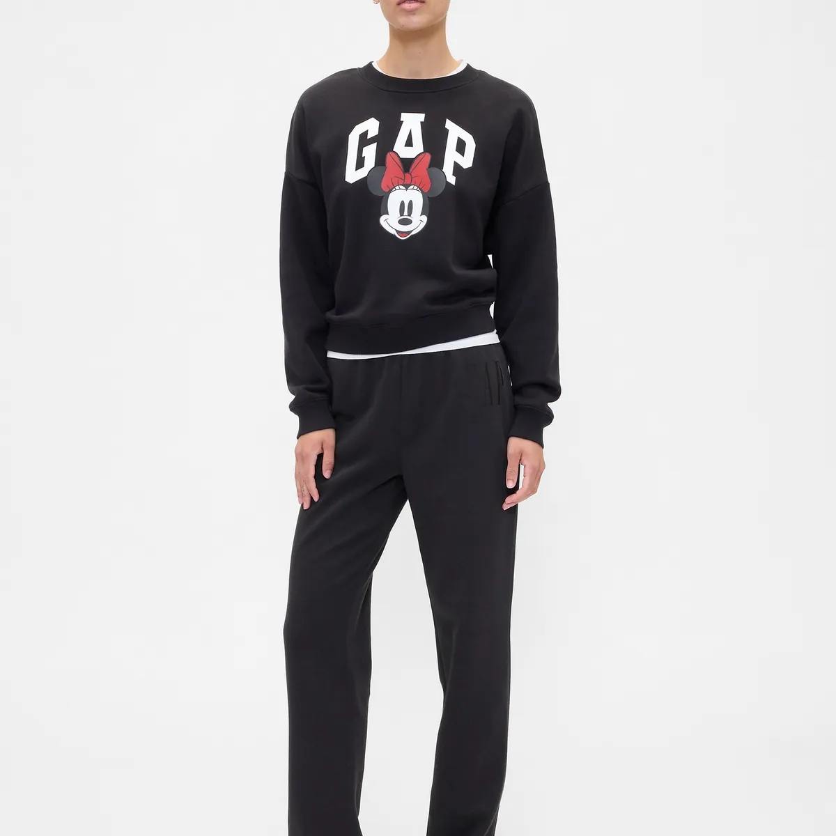 GAP - Pantalón Mujer Gap Buzo Logo Negro