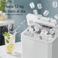 MOVI - ️ Máquina de Hielo Portátil Recargable Compacta y Rápida