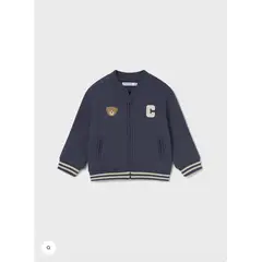 MAYORAL - Sudadera tipo Bomber con aplique decorativo.