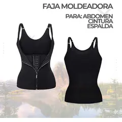 GENERICO - Faja chaleco reductora de neopreno para mujer