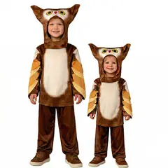 GENERICO - Disfraz Traje Buho Cuentos Infantiles Celebracion Dia Del libro Halloween Niños