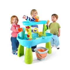 GENERICO - Mesa De Arena Y Agua Para Niños Incluye Accesorios