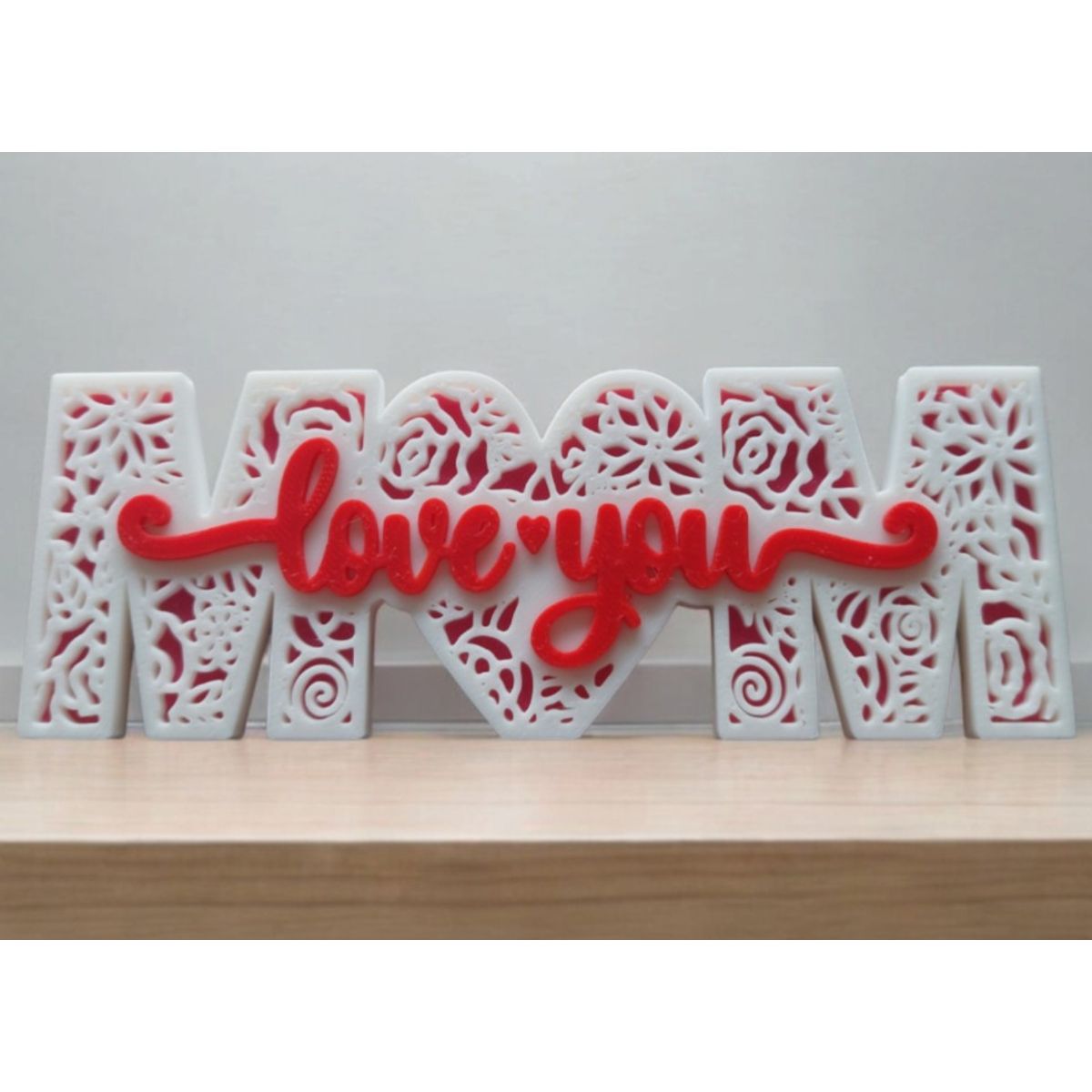 GENERICO - Figura Decorativa Letrero del Día de la Madre Amor