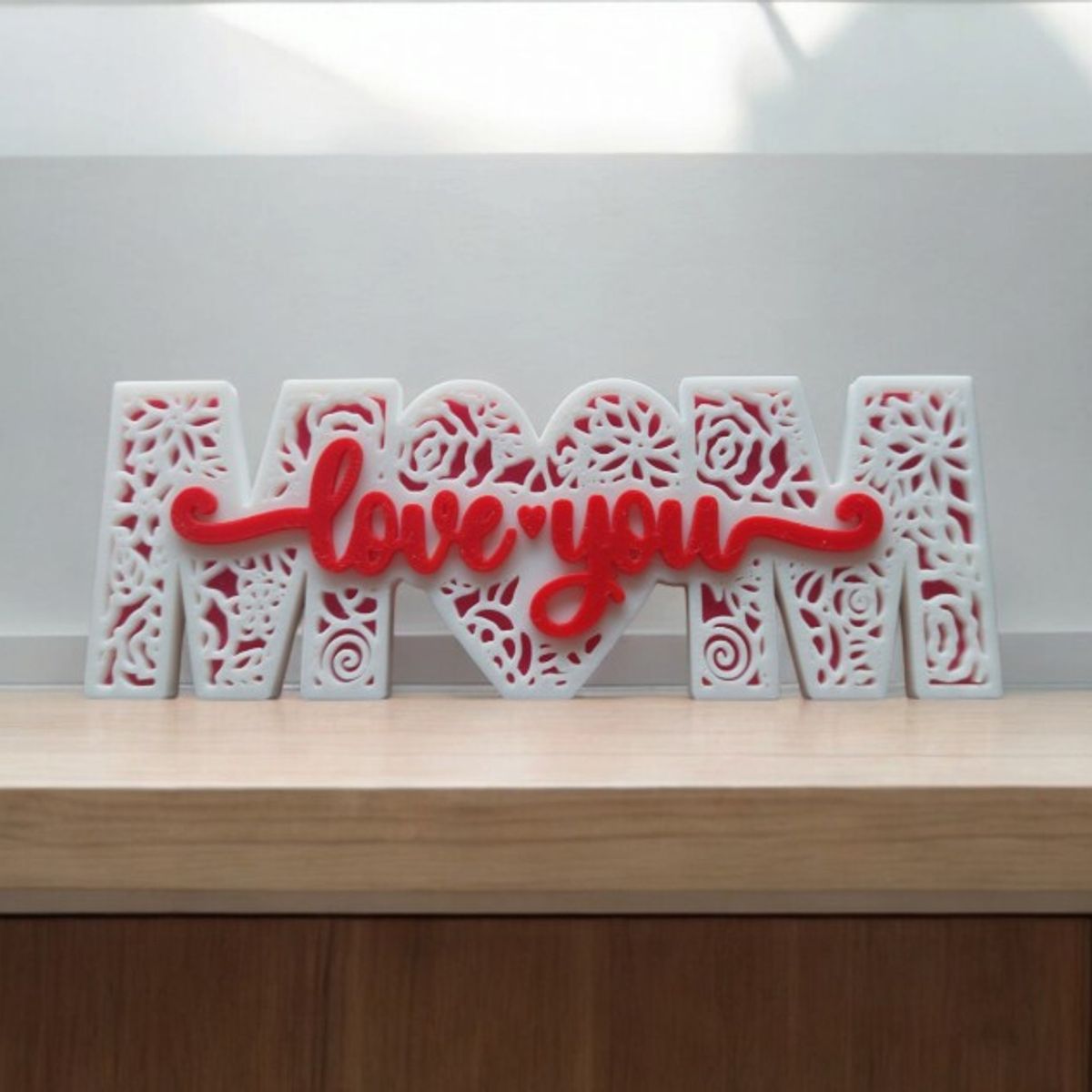 GENERICO - Figura Decorativa Letrero del Día de la Madre Amor